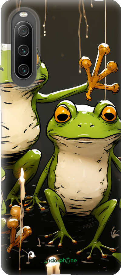 Силиконовый чехол Жабки 2 для Sony Xperia 10 IV - 5657u-2789 изображение 