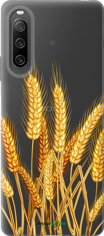 Силиконовый чехол Колоски пшеници для Sony Xperia 10 IV - 5866u-2789 изображение 