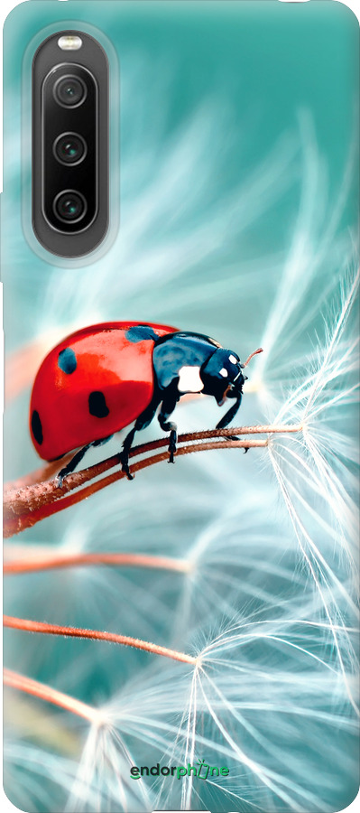 Силиконовый чехол Божья коровка для Sony Xperia 10 IV - 6049u-2789 изображение 