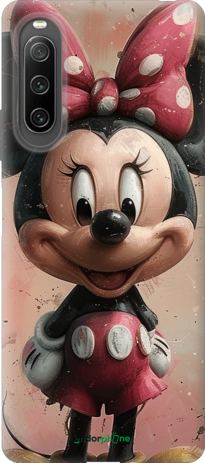 Силиконовый чехол Minnie Mouse для Sony Xperia 10 IV - 6054u-2789 изображение 