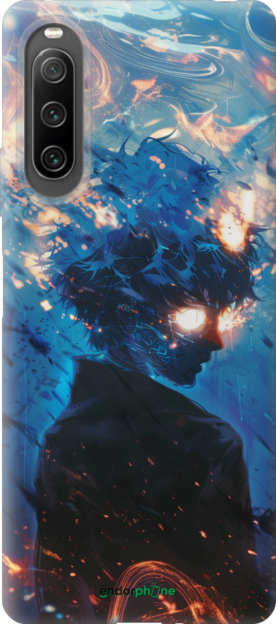 Силиконовый чехол Сатору Годжо для Sony Xperia 10 IV - 6129u-2789 изображение 