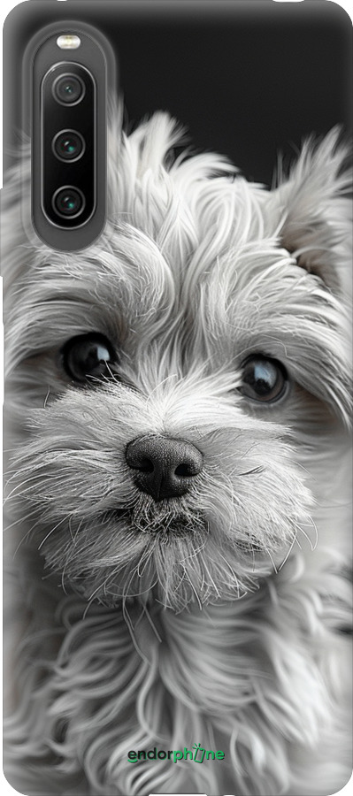 Силиконовый чехол Мальтипу на чорном фоне для Sony Xperia 10 IV - 6156u-2789 изображение 