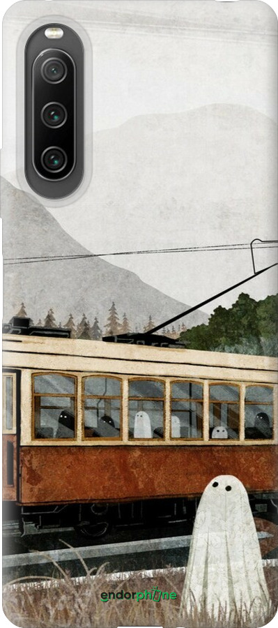 Силиконовый чехол Призрак 2 для Sony Xperia 10 IV - 6247u-2789 изображение 