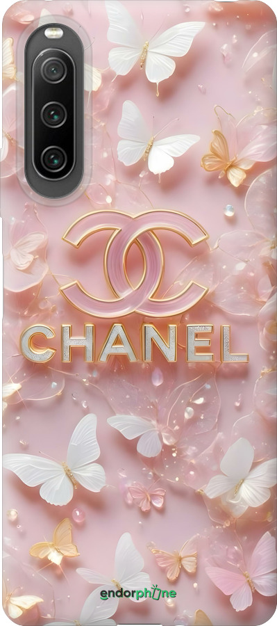 Силиконовый чехол Шанель для Sony Xperia 10 IV - 6366u-2789 изображение 