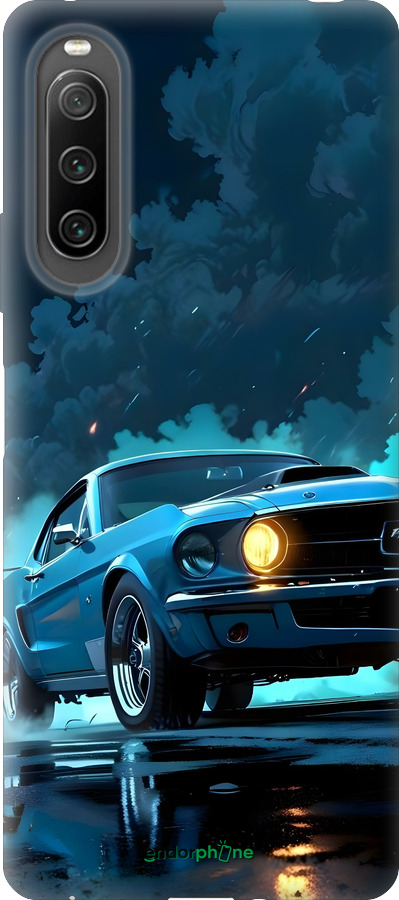 Силиконовый чехол Форд мустанг для Sony Xperia 10 IV - 6374u-2789 изображение 