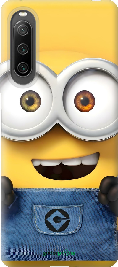 Силиконовый чехол Миньон для Sony Xperia 10 IV - 6389u-2789 изображение 