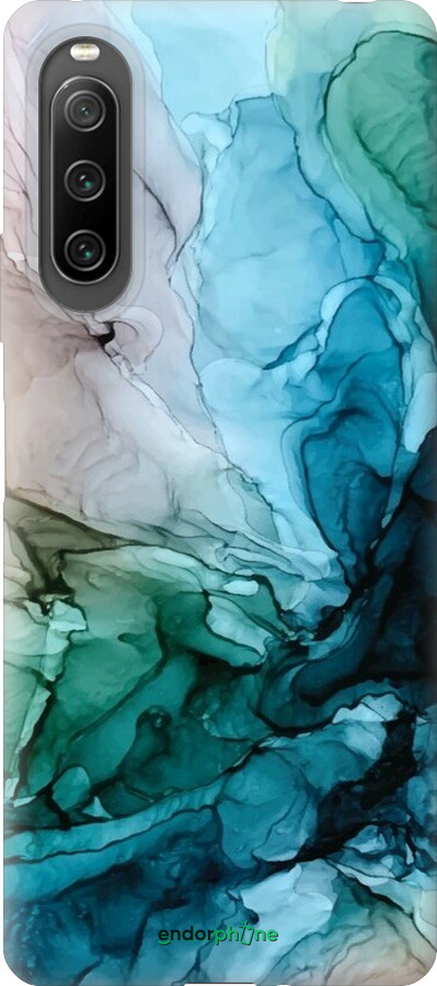 Силіконовий чехол З абстрактним малюнком барвисті Солоні береги для Sony Xperia 10 IV - 6405u-2789 изображение 