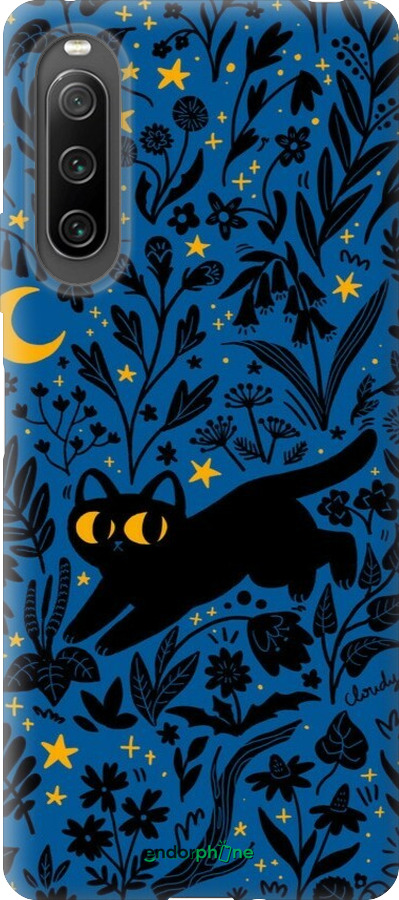 Силиконовый чехол Летняя ночь для Sony Xperia 10 IV - 6472u-2789 изображение 