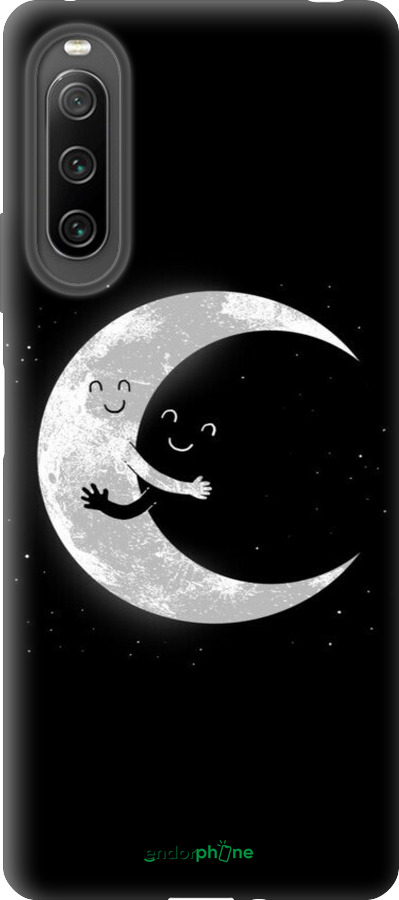 Силіконовий чехол Місячні обійми для Sony Xperia 10 IV - 6508u-2789 изображение 