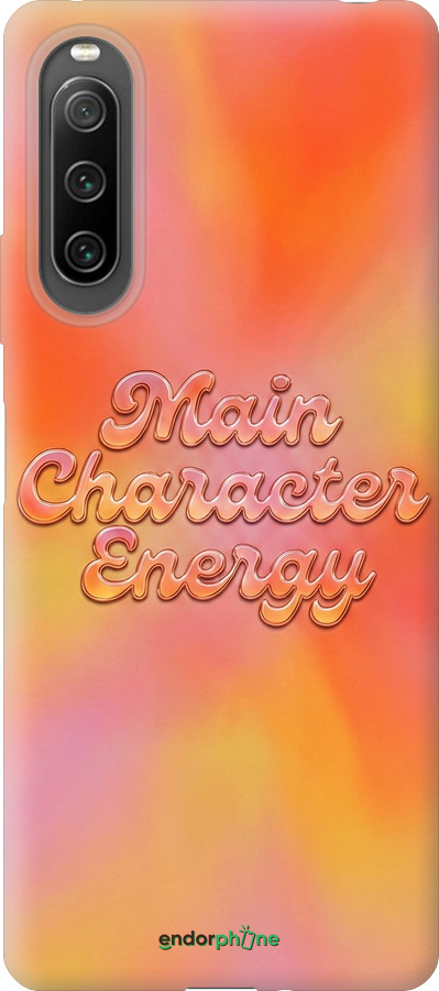 Силиконовый чехол Aura Gradient Main Character Energy Aesthetic Y2K для Sony Xperia 10 IV - 6783u-2789 изображение 