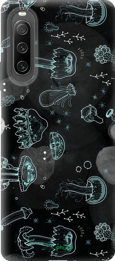 Силиконовый чехол Медузы для Sony Xperia 10 IV - 906u-2789 изображение 