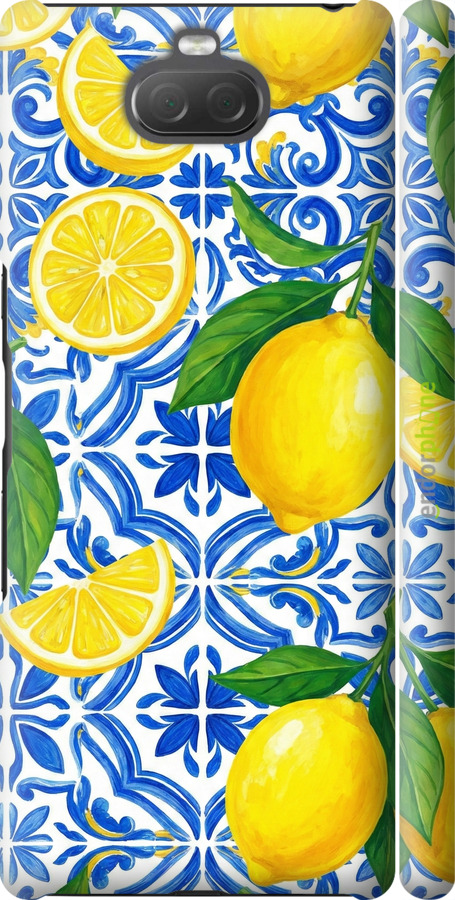 3D пластиковый матовый чехол Grocery Girl Italian Summer для Sony Xperia 10 Plus I4213 - 6766m-1690 изображение 