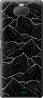 2D пластиковый чехол С изображением Темных гор для Sony Xperia 10 Plus I4213 - 6489t-1690 изображение 