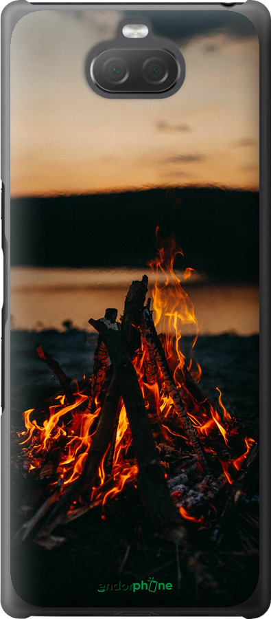 2D пластиковый чехол Огонь для Sony Xperia 10 Plus I4213 - 6021t-1690 изображение 