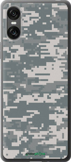 Силиконовый чехол Камуфляж для Sony Xperia 10 VI - 1085u-3976 изображение 