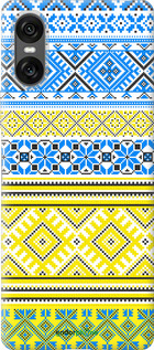 Силиконовый чехол Вышиванка 40 для Sony Xperia 10 VI - 1174u-3976 изображение 