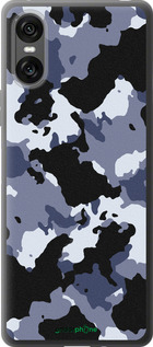 Силиконовый чехол Камуфляж v4 для Sony Xperia 10 VI - 1182u-3976 изображение 