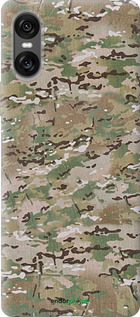 Силіконовий чехол Камуфляж v5 для Sony Xperia 10 VI - 1201u-3976 изображение 