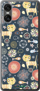 Силиконовый чехол Котята v4 для Sony Xperia 10 VI - 1224u-3976 изображение 