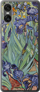 Силиконовый чехол Винсент Ван Гог. Ирисы для Sony Xperia 10 VI - 161u-3976 изображение 