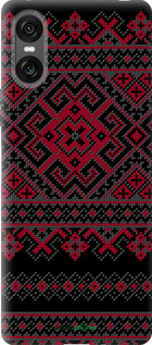 Силиконовый чехол Вышиванка 52 для Sony Xperia 10 VI - 1763u-3976 изображение 