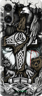 Силіконовий чехол Тату Вікінг для Sony Xperia 10 VI - 4098u-3976 изображение 