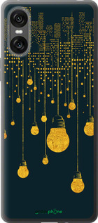 Силиконовый чехол Иллюстрация ночного города для Sony Xperia 10 VI - 4162u-3976 изображение 