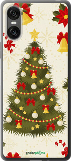 Силиконовый чехол Новогодняя елка для Sony Xperia 10 VI - 4198u-3976 изображение 