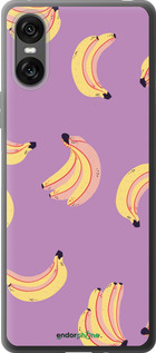 Силиконовый чехол Бананы для Sony Xperia 10 VI - 4312u-3976 изображение 