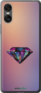Силиконовый чехол Диамант для Sony Xperia 10 VI - 4352u-3976 изображение 