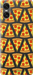 Силиконовый чехол Пицца для Sony Xperia 10 VI - 4408u-3976 изображение 