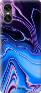 Силиконовый чехол Узор воды для Sony Xperia 10 VI - 4491u-3976 изображение 