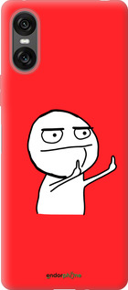 Силиконовый чехол Мем для Sony Xperia 10 VI - 4578u-3976 изображение 