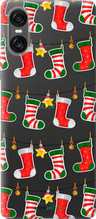 Силиконовый чехол Новогодний 9 для Sony Xperia 10 VI - 4622u-3976 изображение 