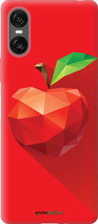 Силіконовий чехол Яблуко для Sony Xperia 10 VI - 4696u-3976 изображение 