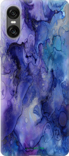 Силиконовый чехол Мрамор 7 для Sony Xperia 10 VI - 4802u-3976 изображение 