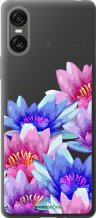 Силиконовый чехол Лотос для Sony Xperia 10 VI - 4862u-3976 изображение 