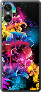 Силіконовий чехол Абстрактні квіти для Sony Xperia 10 VI - 511u-3976 изображение 
