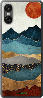 Силиконовый чехол Закат горы для Sony Xperia 10 VI - 5434u-3976 изображение 