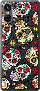 Силиконовый чехол Черепа для Sony Xperia 10 VI - 5471u-3976 изображение 