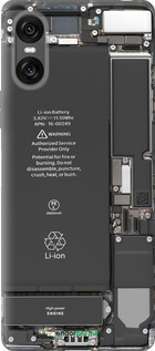 Силиконовый чехол Детали смартфона для Sony Xperia 10 VI - 5487u-3976 изображение 