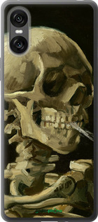 Силиконовый чехол Винсент Ван Гог. Череп для Sony Xperia 10 VI - 5544u-3976 изображение 