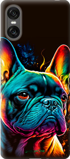 Силиконовый чехол Яркий бульдог для Sony Xperia 10 VI - 5547u-3976 изображение 