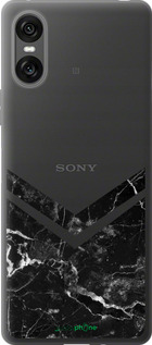 Силиконовый чехол Мраморный шеврон для Sony Xperia 10 VI - 5570u-3976 изображение 