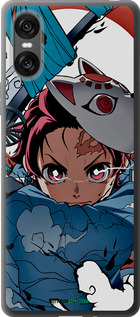 Силіконовий чехол Танджиро Камадо для Sony Xperia 10 VI - 5574u-3976 изображение 