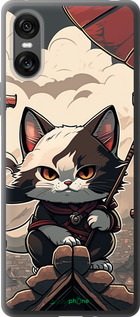 Силіконовий чехол Японія - кіт на даху для Sony Xperia 10 VI - 5582u-3976 изображение 