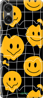 Силиконовый чехол Смайлы v3 для Sony Xperia 10 VI - 5623u-3976 изображение 