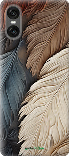 Силиконовый чехол Листья в стиле бохо для Sony Xperia 10 VI - 5643u-3976 изображение 