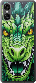 Силиконовый чехол 'Зелёный дракон' для Sony Xperia 10 VI изображение 4