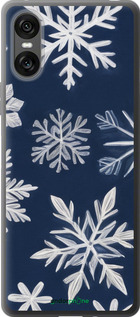 Силиконовый чехол 'Снежинки' для Sony Xperia 10 VI изображение 6